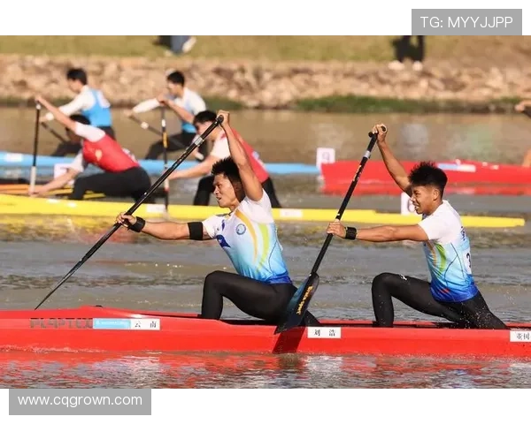 全运会皮划艇静水男子500米双人划艇决赛精彩上演 竞争激烈争夺激动人心